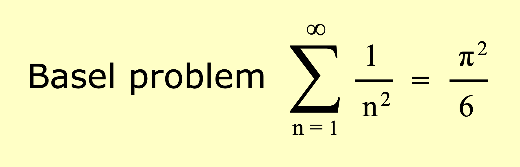 basel problem